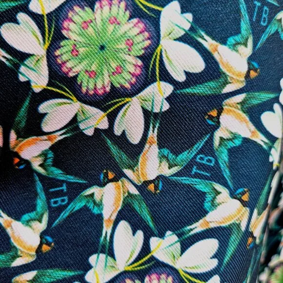 Ted Baker London Sainte Geo Bird Bow Fit & Flare Dress Size 0 - Picture 2 of 16